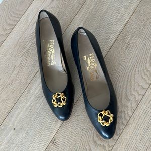 Vintage salvatore ferragamo heels